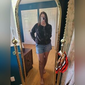 Tie dye black crewneck